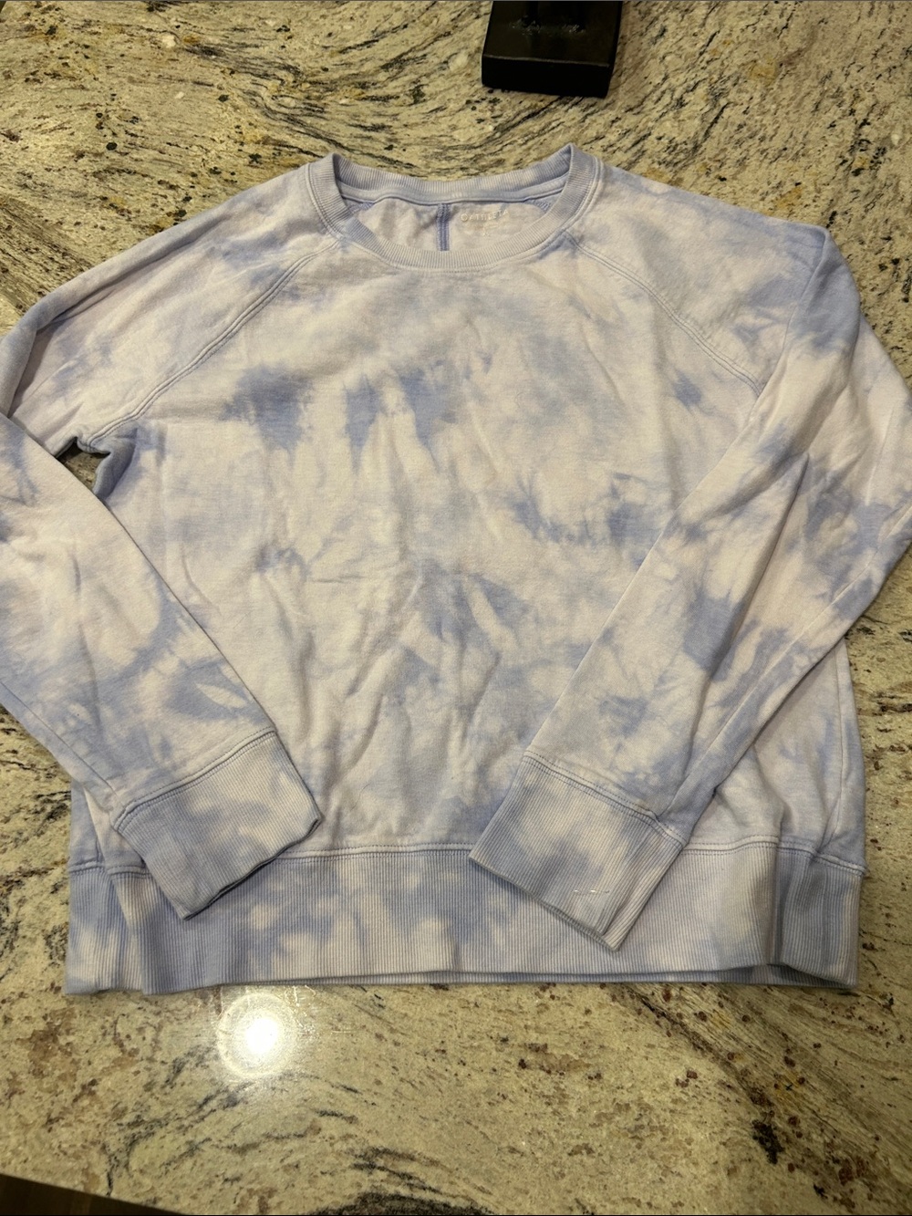 Athleta Light blue/Lavender Tie-Dye Crewneck Sweatshirt size XS